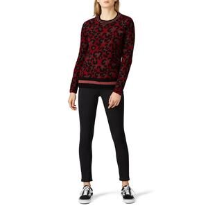 Central Park West Nio Pullover Leopard Sweater M